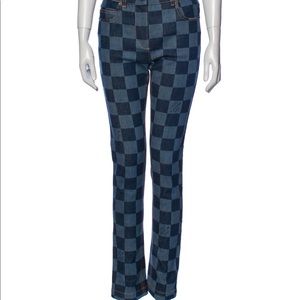 Louis Vuitton Mid-Rise Straight Leg Jeans